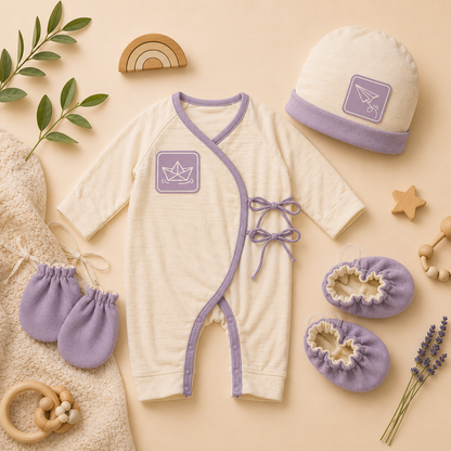 Organic Bamboo Newborn Wearable Gift Set - Memories Collection | Cloud Cradle (Copy)
