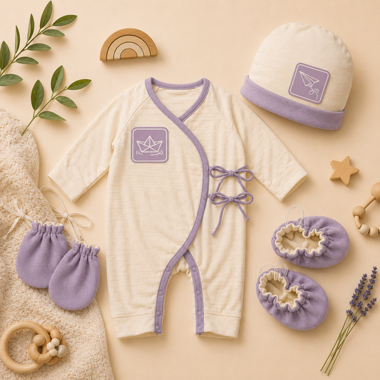 Organic Bamboo Newborn Wearable Gift Set - Memories Collection | Cloud Cradle (Copy)