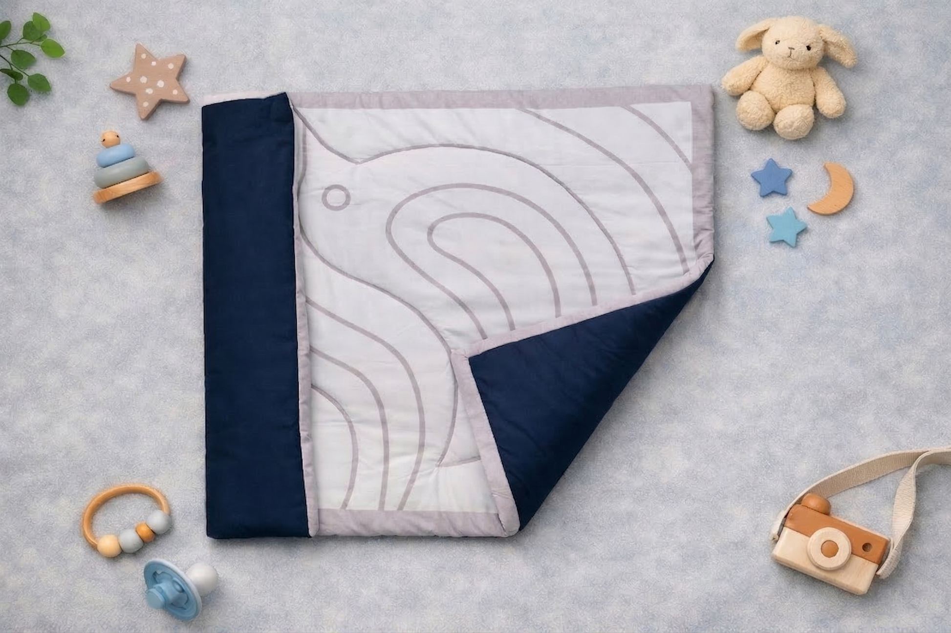 Baby Comfortor Quilt- The Bird Design
