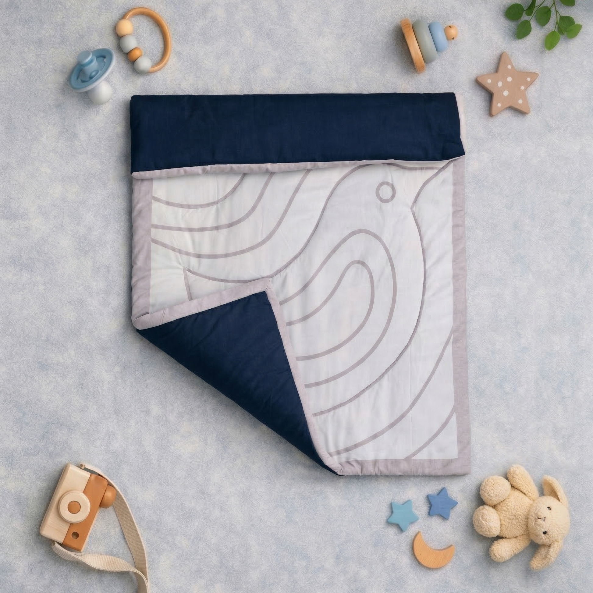 Baby Comfortor Quilt- The Bird Design
