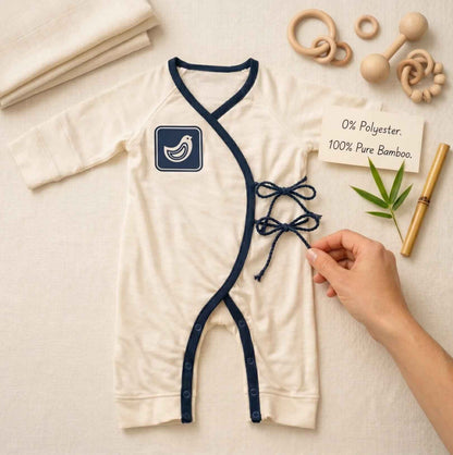 Organic Bamboo Newborn Wearable Gift Set - Bird Design | Cloud Cradle